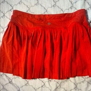 lululemon athletica Vibrant Orange Mini Skirt